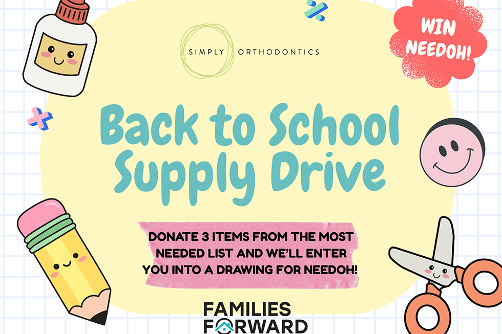 Simply Orthodontics Back-to-School Supply Drive 2026
