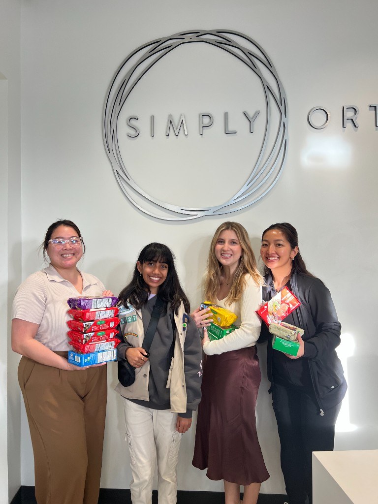 Simply Orthodontics team candy donation