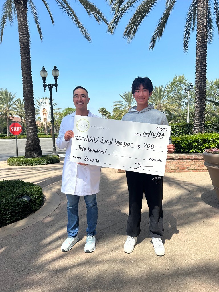 Simply Orthodontics HOBY Socal Seminar sponsorship